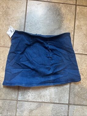 American Eagle Outfitters Dark Blue Denim Mini Skirt